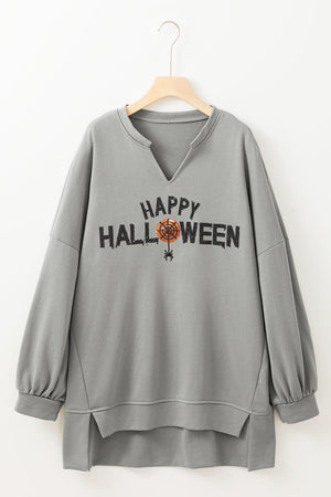 Happy Halloween Sequin Graphic Long Sleeve Top — view 7