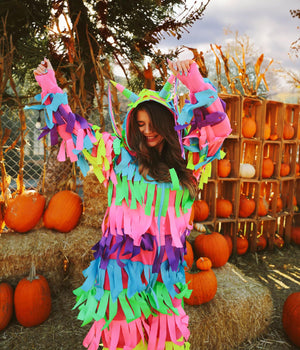 Women's Pinata Jumpsuit Bright Multicolored Onesie — view 38