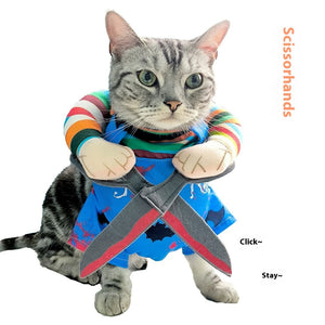 Pet Cat Scissor-Shaped Suit Cosplay Costume — view 5