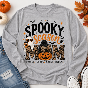 Spooky Season Mom Graphic Apparel — view 4
