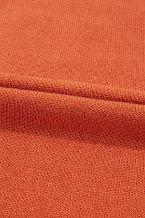 Halloween Boo Drop Shoulder Ribbed Trim Sweater — view 10