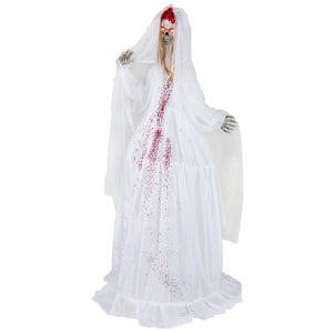 Halloween Animatronic Standing Bride 7.2 FT Haunted House Decoration — view 3