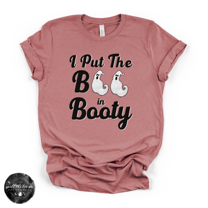 Boo in Booty Tee | Funny Pirate Ghost Halloween Graphic T-Shirt — view 3