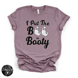 Boo in Booty Tee | Funny Pirate Ghost Halloween Graphic T-Shirt — view 4