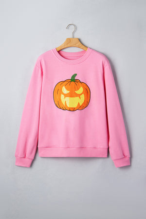 Halloween Embroidered Jack-O-Lantern Sweatshirt — view 2
