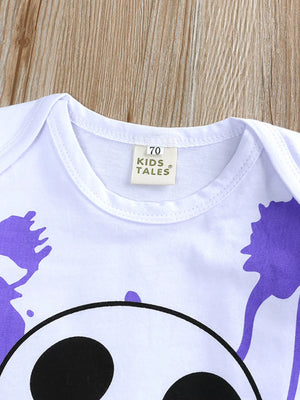 Children's Halloween Bodysuit and Pants Set with Hat — view 3