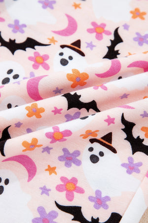 Halloween Ghosts & Bats Pajama Set — view 6