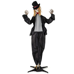 Halloween Animatronic Standing Groom 7.2 FT Haunted House Decoration — view 3