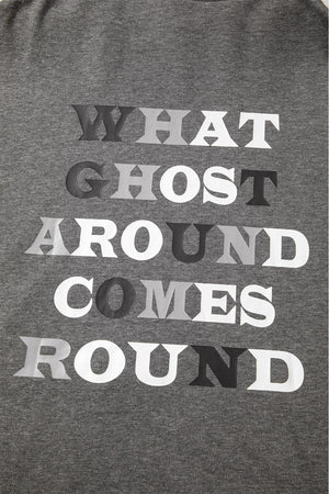 Halloween Ghost Graphic Print Oversize Hoodie — view 5