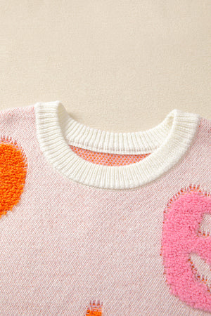 Halloween Pumpkin Crewneck Sweater — view 4