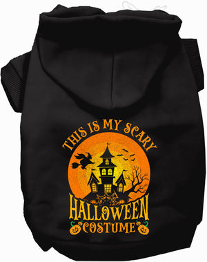 Scary Halloween Costume Pet Hoodie — view 1