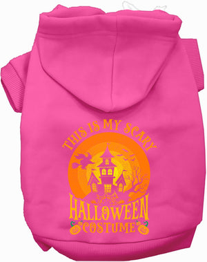 Scary Halloween Costume Pet Hoodie — view 4