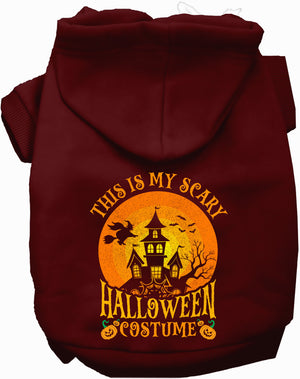 Scary Halloween Costume Pet Hoodie — view 8
