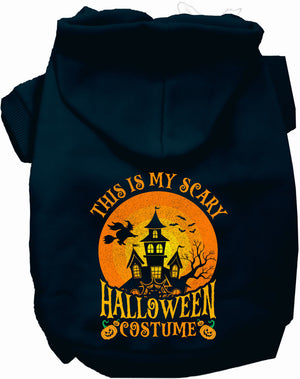 Scary Halloween Costume Pet Hoodie — view 9