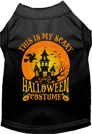 Scary Halloween Costume Pet Shirt — view 1