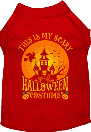 Scary Halloween Costume Pet Shirt — view 7