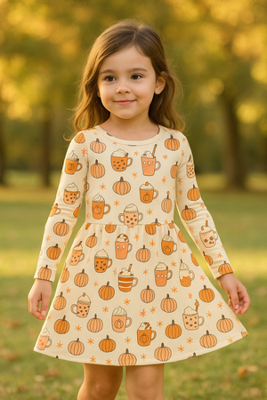 Pumpkin Spice (Twirl Dress) — view 1