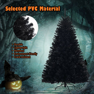 6 Feet Hinged Artificial Halloween Christmas Tree — view 6