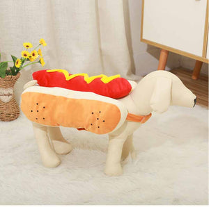 Funny Dog Costume - Hot Dog Design Pet Apparel — view 3