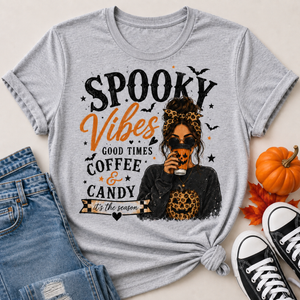 Spooky Vibes Mom Graphic Apparel — view 3