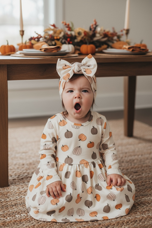 Pumpkins Beige (Bodysuit Dress) — view 1