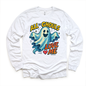 All The Ghouls Love Me Halloween Shirt - Halloween Tee — view 3