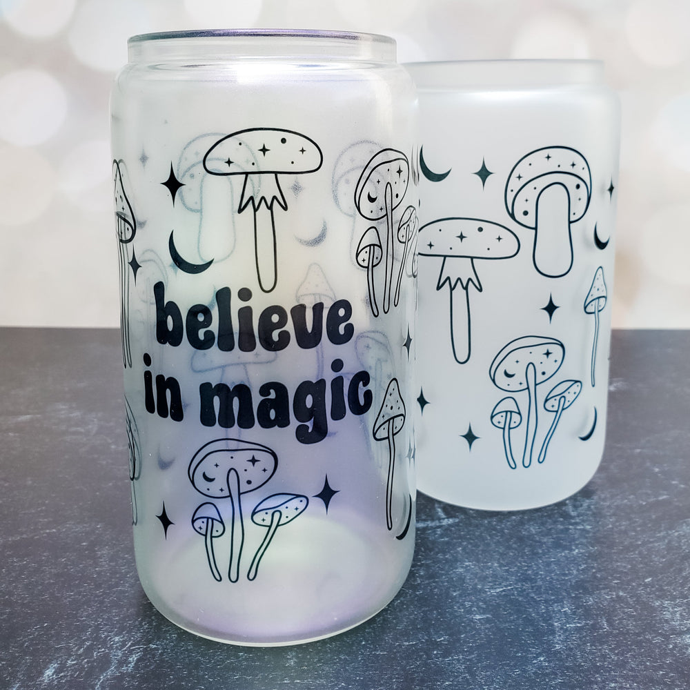 Believe in Magic Mushroom Halloween Cup