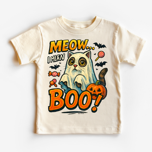 Meow.. I Mean Boo Halloween Cat Shirt - Halloween Tee — view 1