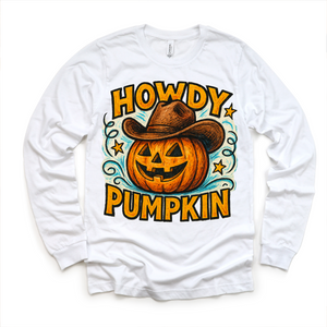 Howdy Pumpkin Western Halloween Shirt - Halloween Tee — view 5