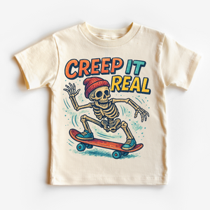 Creep It Real Skeleton Halloween Shirt - Halloween Tee — view 2