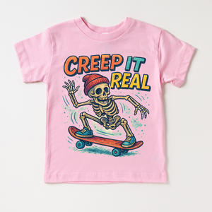Creep It Real Skeleton Halloween Shirt - Halloween Tee — view 4