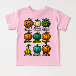 Types Of Pumpkins Fall Halloween Shirt - Pumpkin Tee — view 3