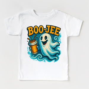 Boo-Jee Ghost Coffee Halloween Shirt - Halloween Tee — view 2