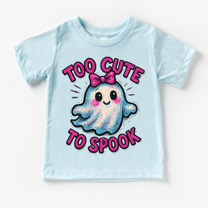 Too Cute To Spook Halloween Shirt - Girls Halloween Tee — view 6
