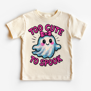Too Cute To Spook Halloween Shirt - Girls Halloween Tee — view 3