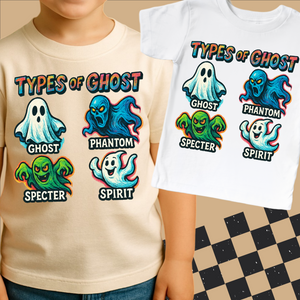 Types Of Ghost Halloween Shirt - Halloween Tee — view 1