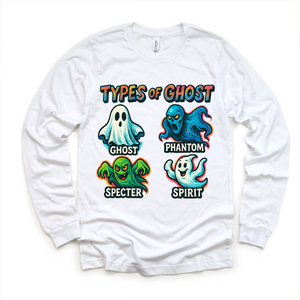 Types Of Ghost Halloween Shirt - Halloween Tee — view 6