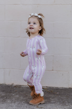 Be My Boo Halloween Bamboo Zippy Pajamas — view 7