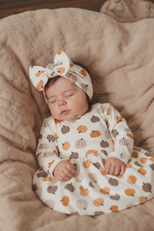 Pumpkins Beige (Bodysuit Dress) — view 2