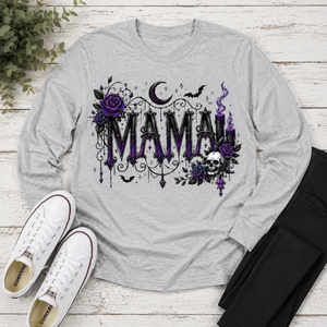 Mama Purple Halloween Graphic Apparel — view 3