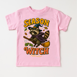 Season Of The Witch Raccoon Shirt - Halloween Tee — view 3