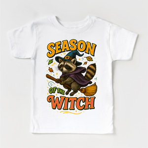 Season Of The Witch Raccoon Shirt - Halloween Tee — view 2