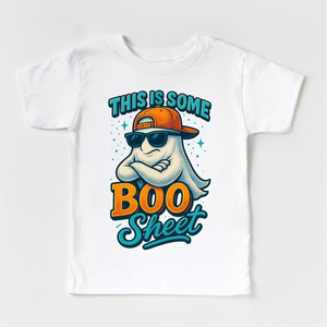 This Is Some BOO SHEET Funny Halloween Shirt - Halloween Ghost Tee — view 2