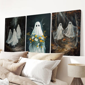Halloween Ghosts in the Forest Wall Art Prints — view 2