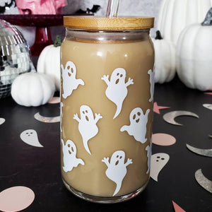 Halloween Vinyl Iced Coffee Cup — view 2