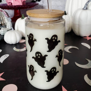 Halloween Vinyl Iced Coffee Cup — view 3