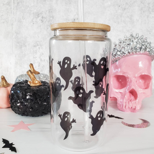 Halloween Vinyl Iced Coffee Cup — view 1