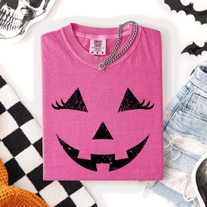 Jack O Lantern Halloween Cute Night Scene With A Playful Carved Pumpkin And Spooky Festive Vibes For Autumn Nights Comfort Colors Tee — view 5