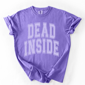 Dead Inside Mood Halloween Vibes Spooky Season Edition Premium Comfort Colors Tee — view 3