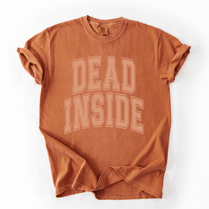 Dead Inside Mood Halloween Vibes Spooky Season Edition Premium Comfort Colors Tee — view 5